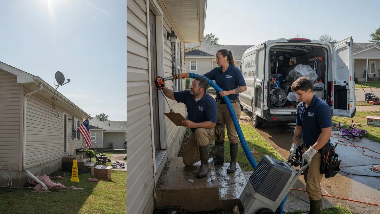 Ceiling Water Damage Restoration in Powhatan, LA near me